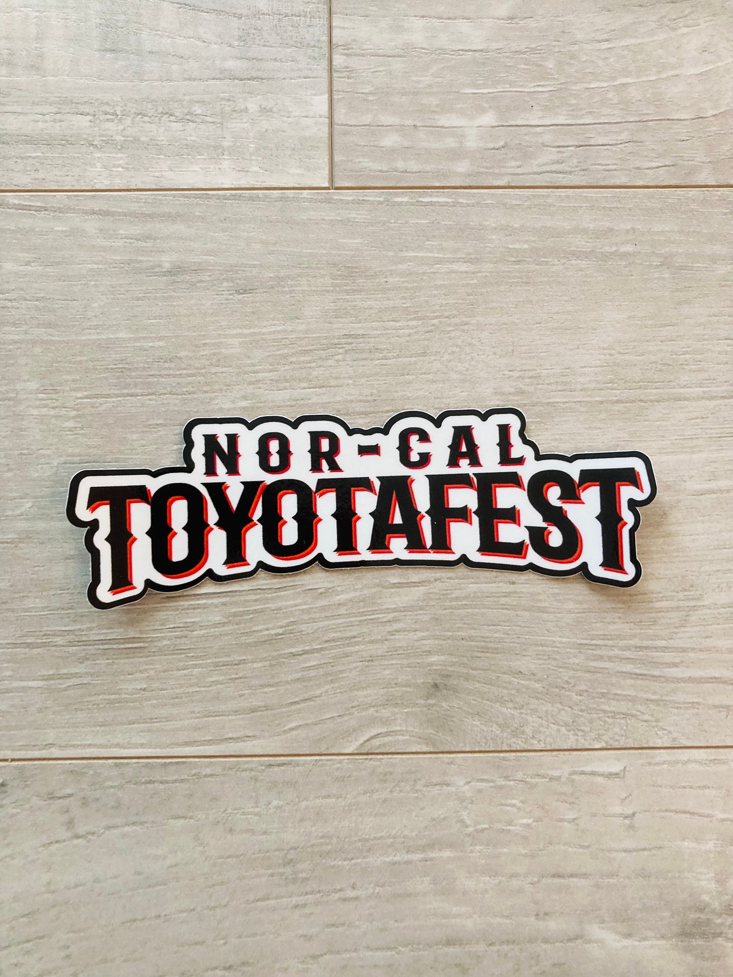 Nor-Cal Toyotafest Medium Sticker