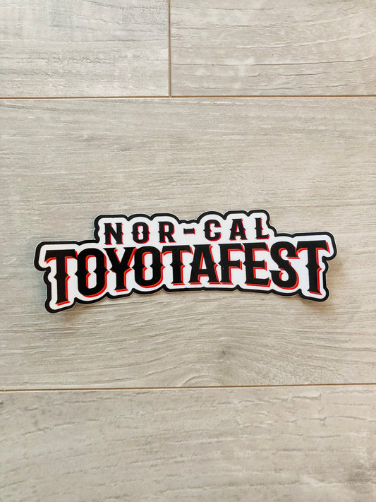 Nor-Cal Toyotafest Medium Sticker